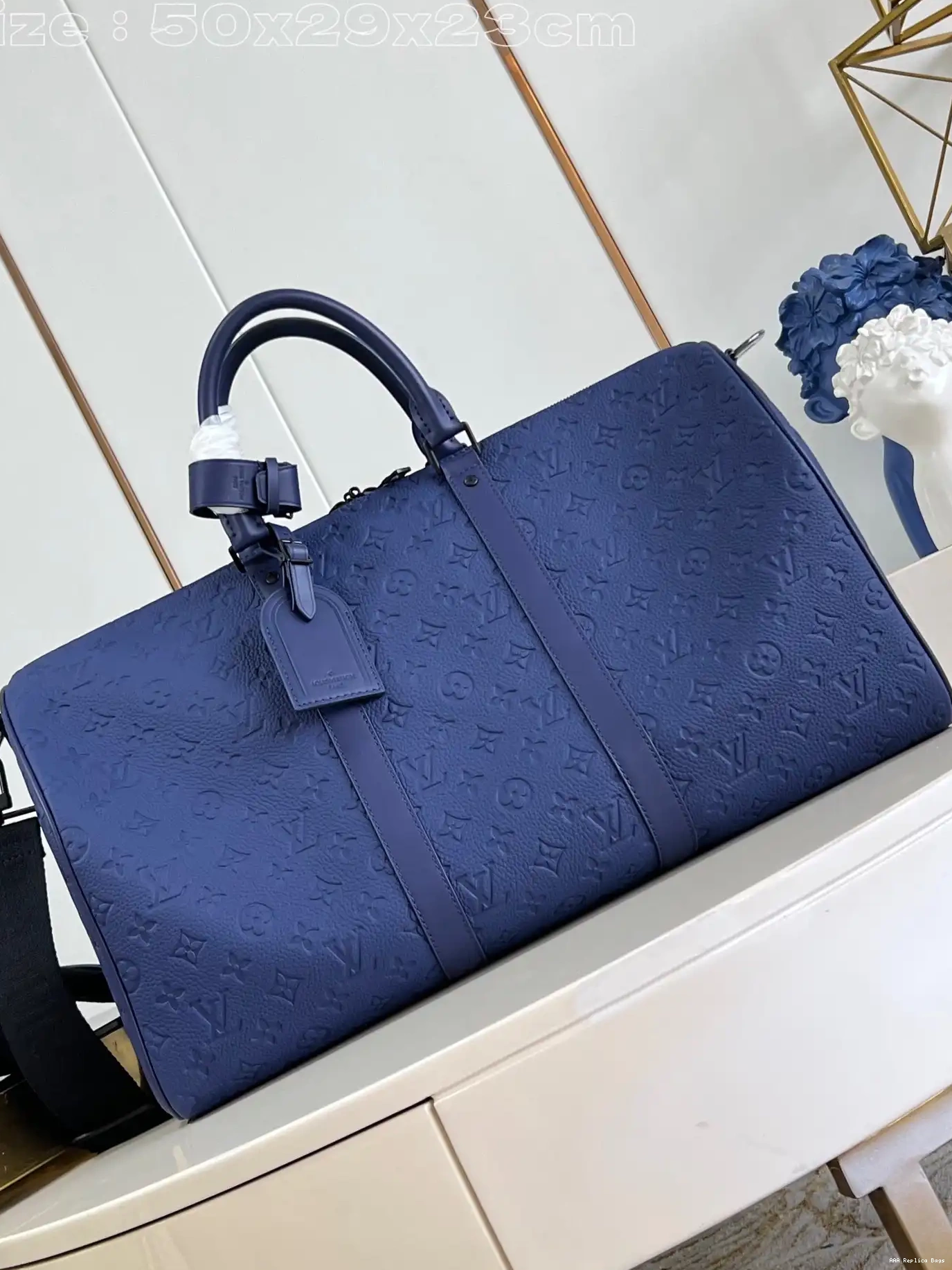 Aaa replica bags LOUIS BANDOULIÈRE 50 VUITTON KEEPALL 0604